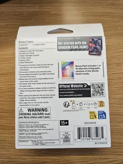 Gundam Card Game Starter Deck ST06 Clan Unity English Sealed New - Image 2
