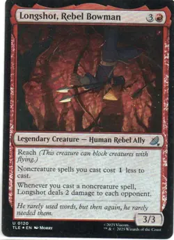 MTG: Avatar: Eternal-Legal: Foil Longshot, Rebel Bowman: LP Condition - Image 1