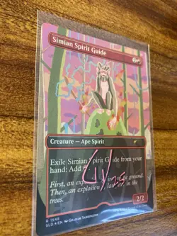 MTG✨Signed SIMIAN SPIRIT GUIDE Artist Proof FOIL✨SLD Prismatic Nightmares RARE - Image 4
