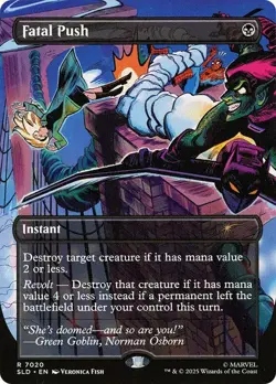 Fatal Push Marvel Secret Lair NM MTG - Image 1