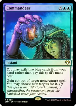 Commandeer Foil Commander Masters NM MTG - Image 1