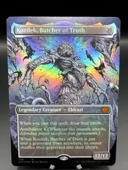 Kozilek, Butcher of Truth (Borderless) Double Masters 2022 Foil - Image 1