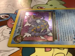 Pokemon Dark Gyarados #8 Team Rocket Prerelease Holo- LP - Image 3