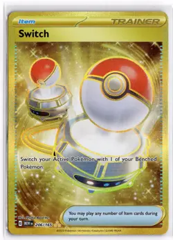 Switch 206/165 Hyper Rare 151 Pokemon Near Mint - Image 1