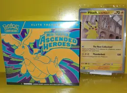Pokemon TCG Ascended Heroes ETB & Promo Oversized Pikachu at the Museum card - Image 1