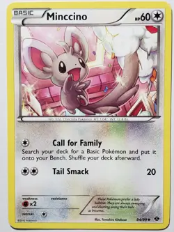 Minccino 84/99 LP - Next Destinies Pokemon Card - $2 Combined Shipping - Image 1