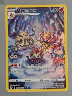 2023 POKEMON SWORD & SHIELD CROWN ZENITH #GG03 FULL ART/MAGMORTAR PSA 9 - Image 1