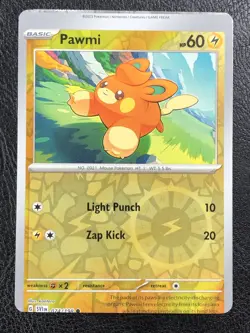 Square Cut & Miscut - Dedenne & Pawmi - Reserved For 咚咚鼠 - Pokemon TCG - Error - Image 4