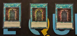 MZMU-EN023 Illusion Gate x3 Secret Rare 1st Edition YuGiOh Playset - Image 1