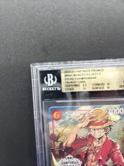 2022-23 One Piece Store Championship Winner Monkey D Luffy P-001 BGS 10 PRISTINE - Image 3