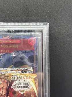 2022-23 One Piece Store Championship Winner Monkey D Luffy P-001 BGS 10 PRISTINE - Image 5