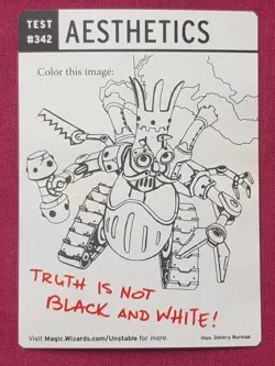 Magic The Gathering UNSTABLE FOIL GNOME token card MTG - Image 2