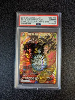 Ss4 Son Goku A Heartfelt Plea Bt8-110 Spr PSA 10 Dragon Ball Super Card Psa 10 - Image 1
