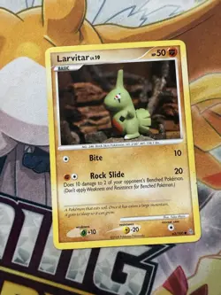 Larvitar 63/100 Diamond & Pearl Stormfront Pokemon Card - Image 1
