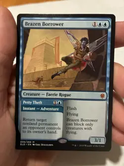 Brazen Borrower Throne of Eldraine Mythic MTG Card in NM Condition - Image 1