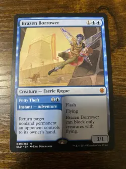 MTG Brazen Borrower Throne of Eldraine Regular 039/269 - Image 1
