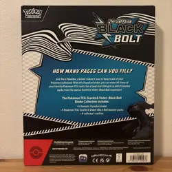 Pokemon TCG Black Bolt White Flare Binder Collection Set Lot Of 2 Brand New 2025 - Image 4