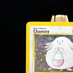 Chansey 3/102 Base Set Holo Rare Pokemon Card 1999 WOTC TCG Vintage Pokemon - Image 2