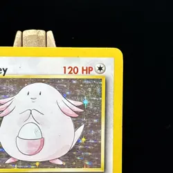 Chansey 3/102 Base Set Holo Rare Pokemon Card 1999 WOTC TCG Vintage Pokemon - Image 3