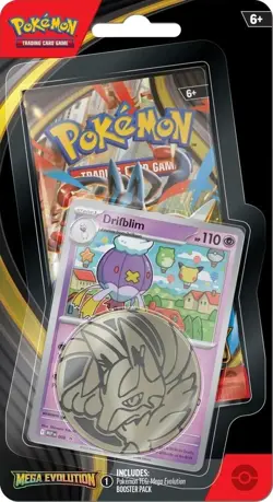 Pokemon TCG Mega Evolution Single Checklane Blister Set - Drifloon + Drifblim - Image 2