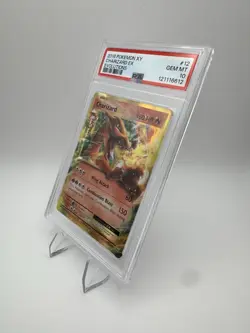 2016 POKEMON XY EVOLUTIONS CHARIZARD EX HOLO #12 PSA 10 GEM MINT - Image 4