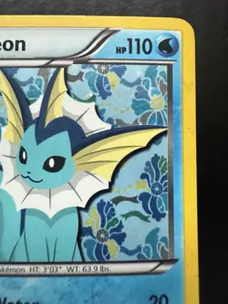 Pokemon Vaporeon Black White Holo Promo BW89 (LP) - Image 3