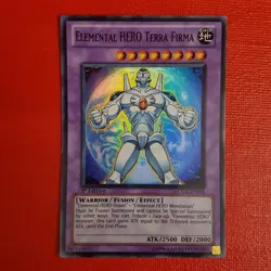 Yugioh Elemental HERO Terra Firma LCGX-EN075 1st Edition - Image 1