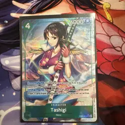 One Piece Tashigi Extra Booster Heroines Rare Holo EB03-018 Alt Art - Image 1