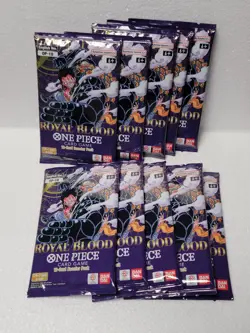 One Piece Op-10 Royal Blood x10 Sealed Booster Packs - Image 1