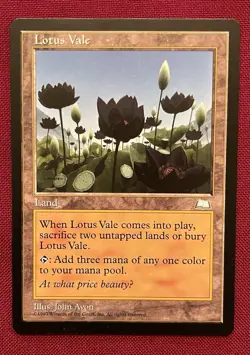 Lotus Vale Weatherlight Regular Card Near Mint Condition - Image 1