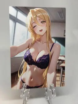 Shizuka Marikawa High School Of The Dead Anime Waifu Card - Image 1