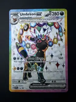 Prismatic Evolutions Premium Figure Collection Promo Cards Umbreon and Espeon - Image 2
