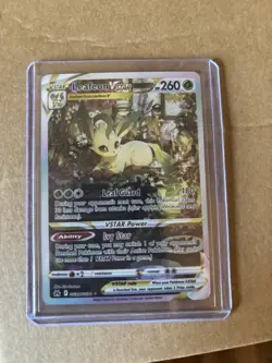 Pokemon TCG Leafeon VSTAR GG35/GG70 Crown Zenith Galarian Gallery Holo Card - Image 1