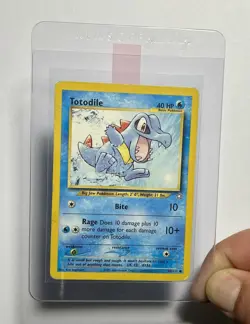 Totodile 80/111 (HP) Common Unlimited Neo Genesis 2000 WOTC Pokemon Card - Image 5