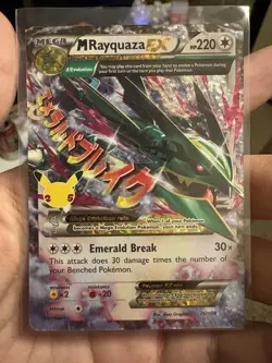 M Rayquaza EX Celebrations Classic Collection Holo Ultra Card 76/108 - Image 1