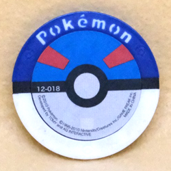 Skuntank Pokemon Battrio Coin 12-018 2010 Vintage Nintendo Japanese F/S - Image 2