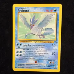 Articuno Fossil Set Pokemon Card Non Holo 17/62 Rare Near Mint - Image 1