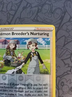 Pokemon: Pokemon Breeder's Nurturing 166/189 Rev Holo Darkness Ablaze - NM -T185 - Image 4