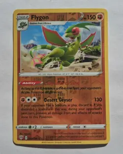 Pokemon - Flygon - Darkness Ablaze 091/189 - Reverse Holo Rare - NM - Image 1