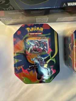 Pokemon Charizard Bundle- Mega ex UPC, + 2 Tins - Image 3
