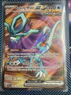 Walking Wake EX 189/162 Ultra Rare Temporal Forces Pokemon TCG S&V NM - Image 1