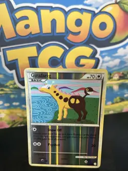 Girafarig [Reverse Holo] 64/123 Pokemon HeartGold & SoulSilver - Image 1