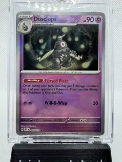 Pokemon TCG Dusclops 036/131 (Master Ball Pattern) SV: Prismatic Evolutions NM - Image 2