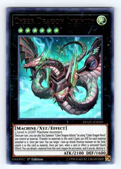 Yugioh Cyber Dragon Infinity DUOV-EN059 Ultra Rare - NM 💎 - Image 1