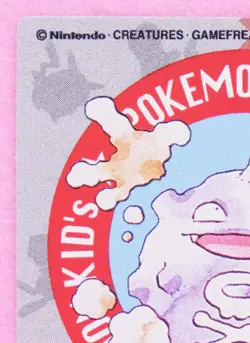 Koffing Pokemon Kids Mini Card No.131 Bandai Vintage 1999 Nintendo Japanese F/S - Image 2