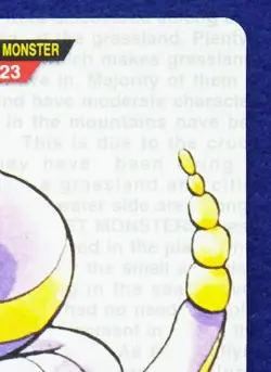 Ekans Carddass Bandai 023 Red 1996 Nintendo Very Rare Pokemon Card Japanese F/S - Image 3