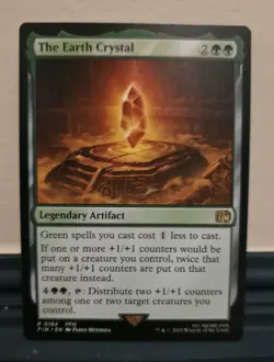 MTG Final Fantasy Card No. 0184 The Earth Crystal Near Mint | MTG - Image 1