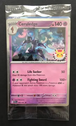 Ceruledge 040/091 Pokemon Day 2024 Pokemon Card PROMO HOLO NEW SEALED - Image 1