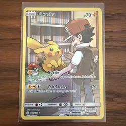 Pokemon Pikachu TCG Cosmic Eclipse Full Art Holo Card 241/236 Secret Rare - Image 1