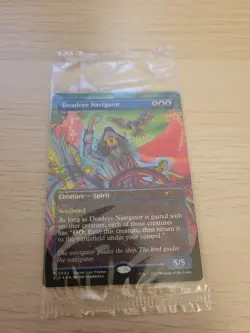 Deadeye Navigator – SLD #902 NM Rainbow Foil Borderless MTG Magic. SEALED - Image 1